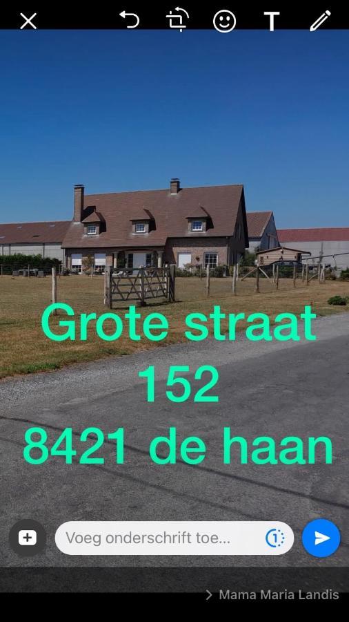 Bed and Breakfast Casa Matteo De Haan Grote Straat 152 Vlissegem Екстер'єр фото